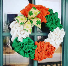 Load image into Gallery viewer, Luck of the Irish Burlap Wreath
