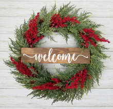 Load image into Gallery viewer, Winter Berry Welcome Wreath
