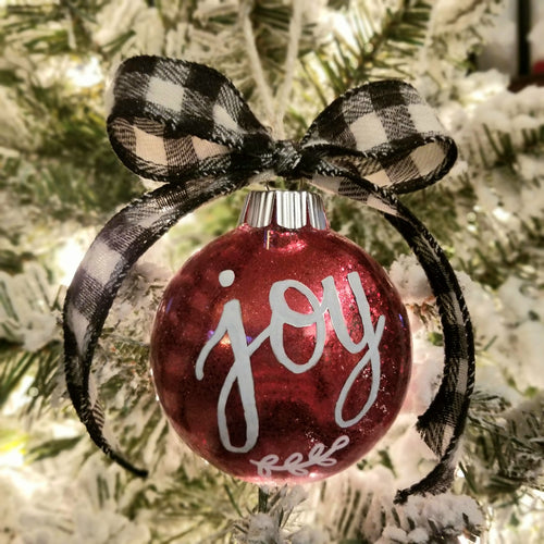 JOY Christmas Ornament