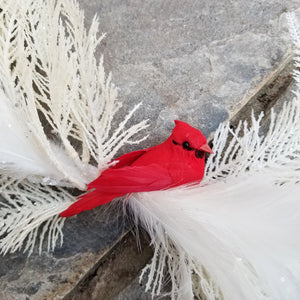 Modern Cardinal Wreath