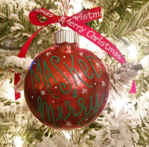 Masked and Merry 2020 Ornament