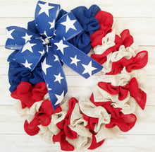 Load image into Gallery viewer, USA Flag Wreath