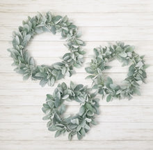 Load image into Gallery viewer, Everyday Lamb&#39;s Ear Hoop Wreath