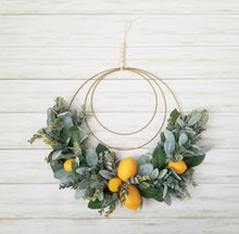 Load image into Gallery viewer, Lemon Kitchen Wreath
