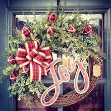 Load image into Gallery viewer, Christmas Joy Wreath