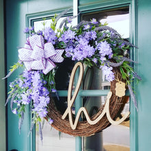 Load image into Gallery viewer, Lavender Spring Wreath