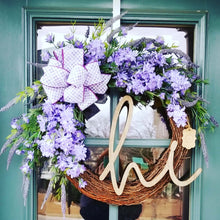 Load image into Gallery viewer, Lavender Spring Wreath