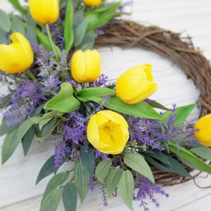 Tulip Lavender Wreath